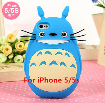 Чехол для iPhone 5/5S Totoro Голубой