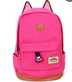 Minimalistic Cat Pink рюкзак