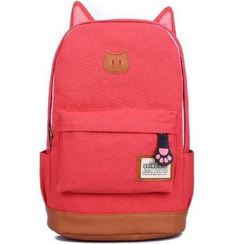 Minimalistic Cat Red рюкзак