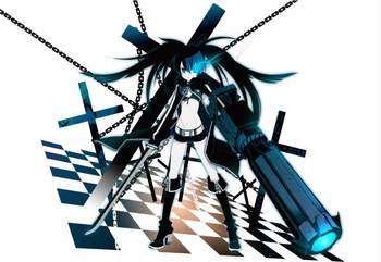 Постер black rock shooter