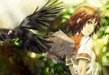 Постер charcoaral feather federation