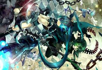 Постер black rock shooter