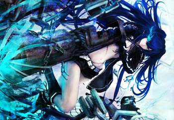 Постер black rock shooter