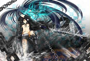 Постер black rock shooter