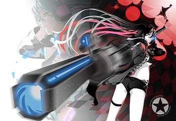 Постер black rock shooter