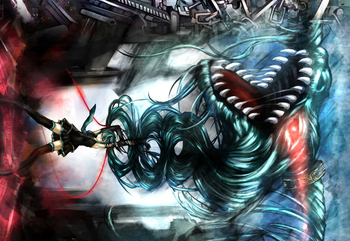 Постер black rock shooter