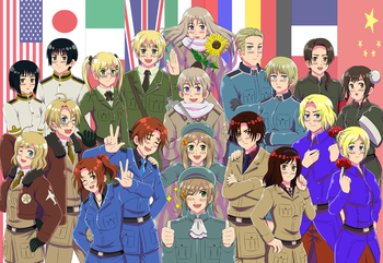 Постер Axis Power Hetalia