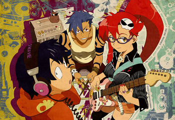 Постер Gurren Lagann
