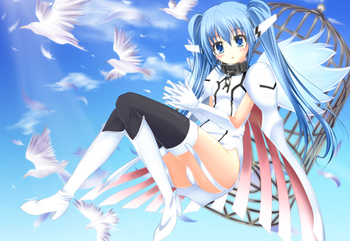 Постер Sora no Otoshimono