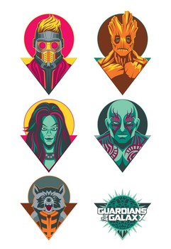 Постер Guardians of Galaxy