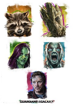 Постер Guardians of Galaxy