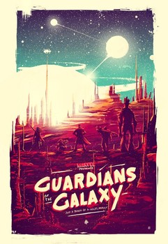 Постер Guardians of Galaxy