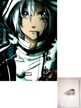 D-gray man тетрадь на пружине