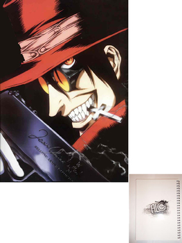 Hellsing тетрадь на пружине