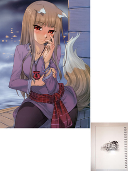 Spice & Wolf тетрадь на пружине