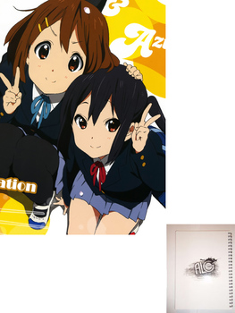 K-on тетрадь на пружине