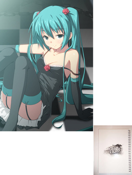 Vocaloid тетрадь на пружине