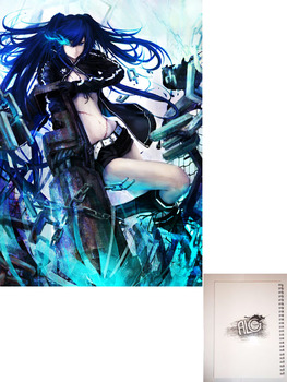 black rock shooter тетрадь на пружине