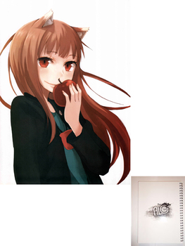 Spice & Wolf тетрадь на пружине