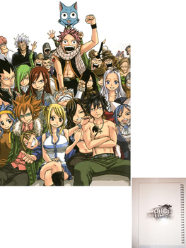 Fairy Tail тетрадь на пружине
