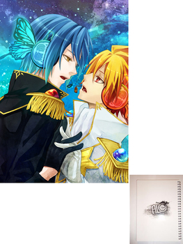 Vocaloid тетрадь на пружине