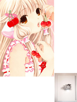 Chobits тетрадь на пружине