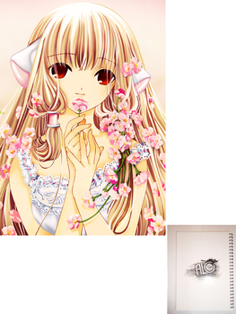 Chobits тетрадь на пружине