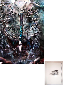 black rock shooter тетрадь на пружине