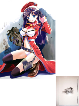 Anime тетрадь на пружине