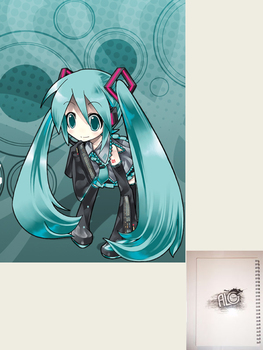 Vocaloid тетрадь на пружине