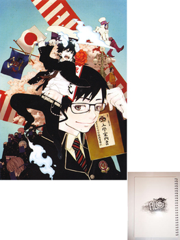 Ao no exorcist тетрадь на пружине
