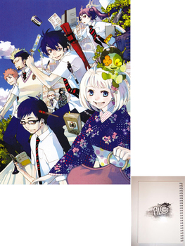 Ao no exorcist тетрадь на пружине