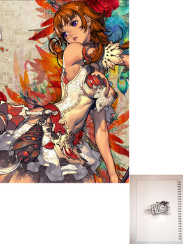 Blade and Soul тетрадь на пружине