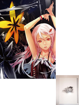 Guilty Crown тетрадь на пружине