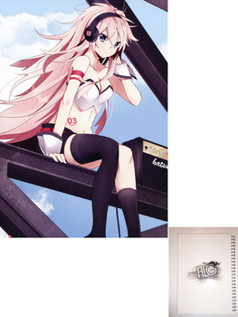 Megurine Luka тетрадь на пружине