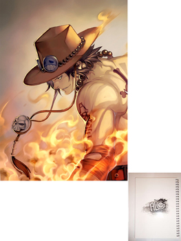 One Piece тетрадь на пружине