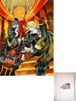 Pandora Hearts тетрадь на пружине