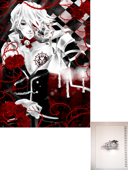 Pandora Hearts тетрадь на пружине