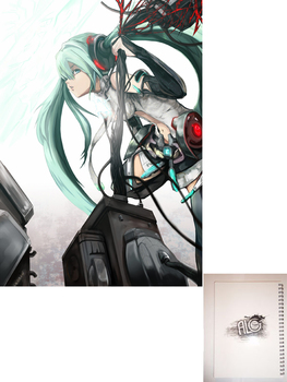 Vocaloid тетрадь на пружине