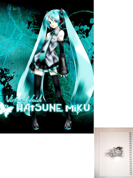 Vocaloid тетрадь на пружине