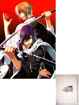 Hakuouki  Shinsengumi Kitan тетрадь на пружине