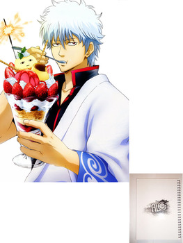 Gintama тетрадь на пружине