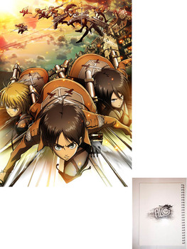 Shingeki no Kyojin тетрадь на пружине