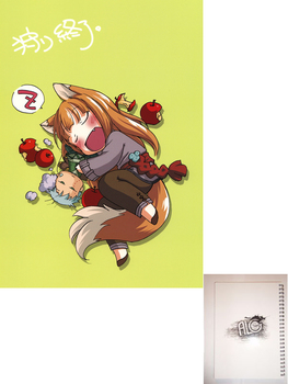 Spice and Wolf тетрадь на пружине