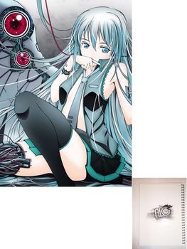 Vocaloid тетрадь на пружине