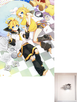 Vocaloid тетрадь на пружине