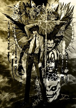 Death Note тетрадь на пружине