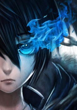 Black Rock Shooter тетрадь на пружине