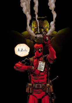 Dead Pool тетрадь на пружине
