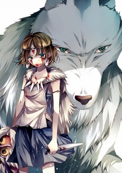 Princes Mononoke тетрадь на пружине